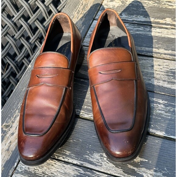 To Boot New York Adam Derrick Men’s Dress Shoes Loafers Size 9.6 Made in Italy - Picture 10 of 11